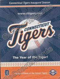 2010 Connecticut Tigers Pocket Schedule