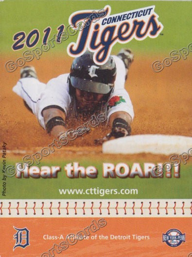 2011 Connecticut Tigers Pocket Schedule