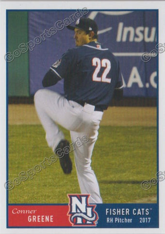 2017 New Hampshire Fisher Cats Conner Greene
