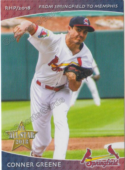 2018 Springfield Cardinals SGA Conner Greene