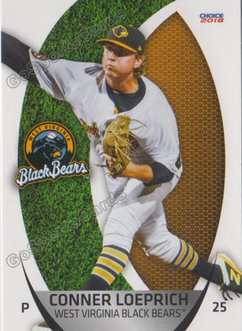 2018 West Virginia Black Bears Conner Loeprich