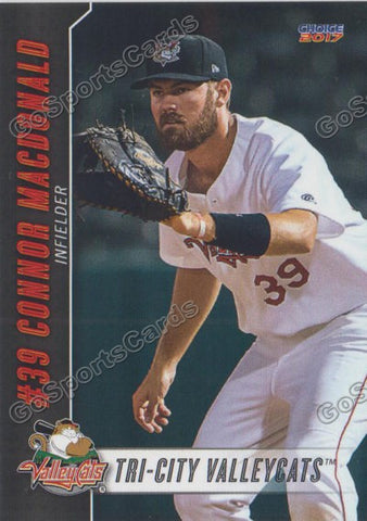 2017 Tri City ValleyCats Connor Macdonald