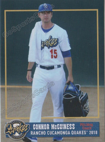 2018 Rancho Cucamonga Quakes Connor McGuiness