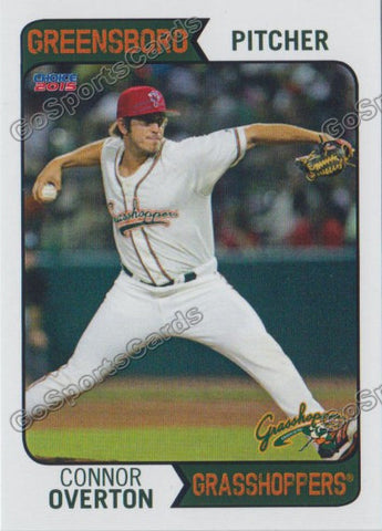 2015 Greensboro Grasshoppers Connor Overton