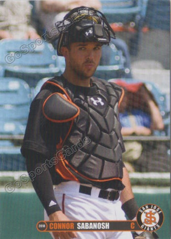2018 San Jose Giants Connor Sabanosh