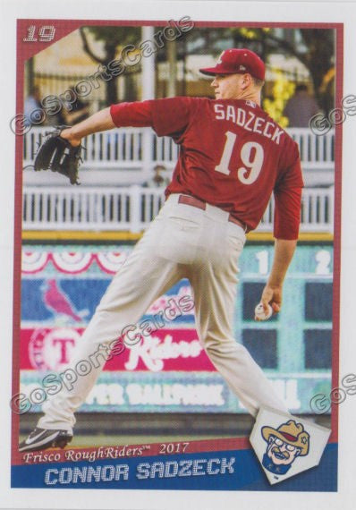 2017 Frisco RoughRiders Connor Sadzeck
