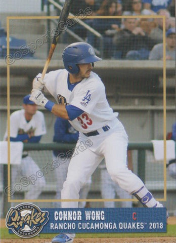 2018 Rancho Cucamonga Quakes Connor Wong