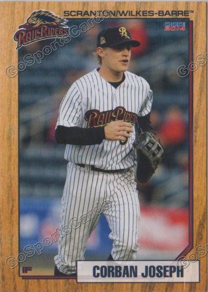 2014 Scranton Wilkes Barre Railriders Corban Joseph