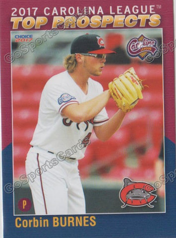 2017 Carolina League Top Prospect Corbin Burnes