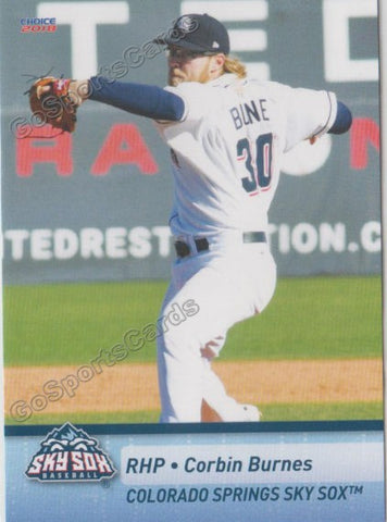 2018 Colorado Springs Sky Sox Corbin Burnes