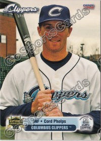 2011 Columbus Clippers Cord Phelps