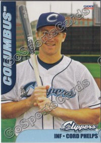 2012 Columbus Clippers Cord Phelps