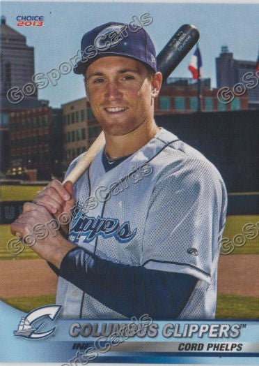 2013 Columbus Clippers Cord Phelps