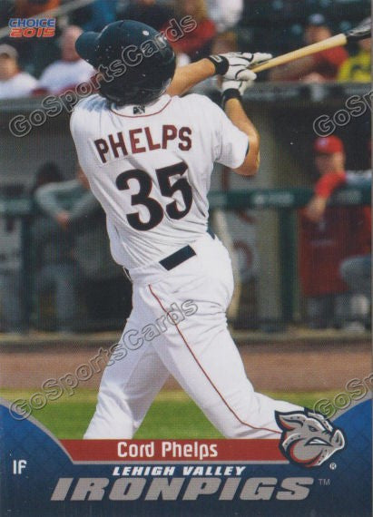 2015 Lehigh Valley IronPigs Cord Phelps 1st