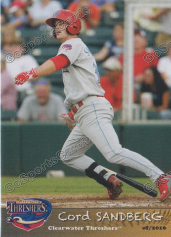 2016 Clearwater Threshers Cord Sandberg