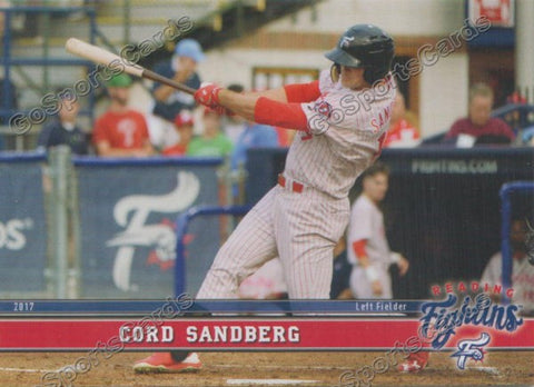 2017 Reading Fightin Phils Update Cord Sandberg