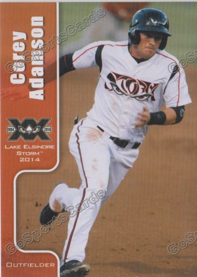 2014 Lake Elsinore Storm Corey Adamson
