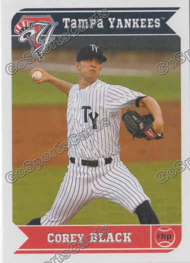 2013 Tampa Yankees Corey Black