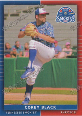 2016 Tennessee Smokies Corey Black