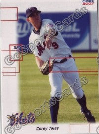 2007 Binghamton Mets Corey Coles