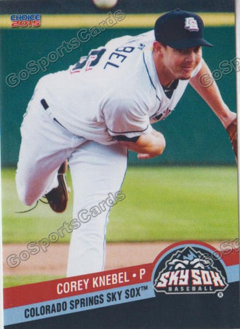 2015 Colorado Springs Sky Sox Corey Knebel