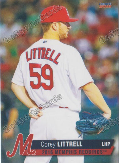 2016 Memphis Redbirds Corey Littrell