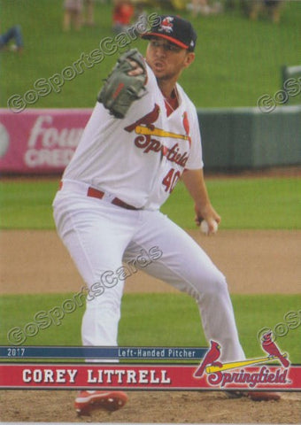 2017 Springfield Cardinals SGA Corey Littrell