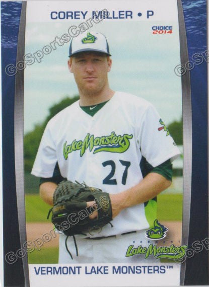 2014 Vermont Lake Monsters Corey Miller