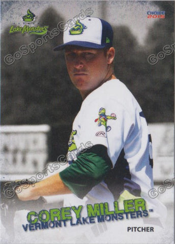 2015 Vermont Lake Monsters Corey Miller