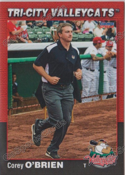 2014 Tri City ValleyCats Corey O'Brien