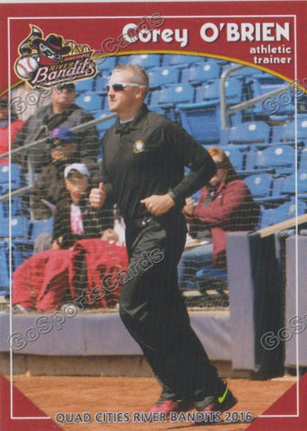 2016 Quad Cities River Bandits Corey O'Brien