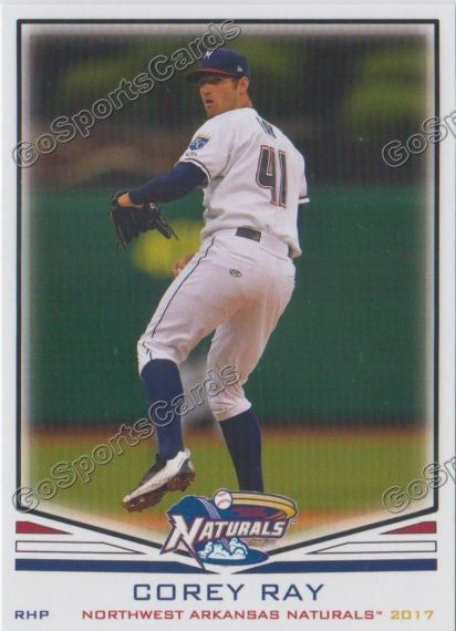 2017 Northwest Arkansas Naturals Corey Ray