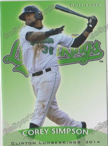 2014 Clinton LumberKings Corey Simpson