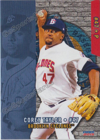 2015 Brooklyn Cyclones Corey Taylor