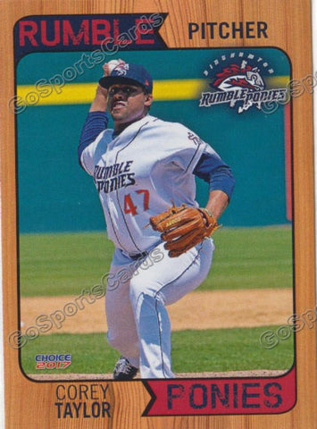 2017 Binghamton Rumble Ponies Corey Taylor