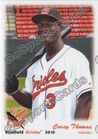2010 Bluefield Orioles Corey Thomas