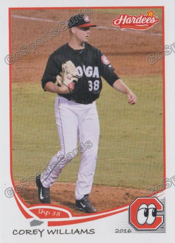 2016 Chattanooga Lookouts Corey Williams