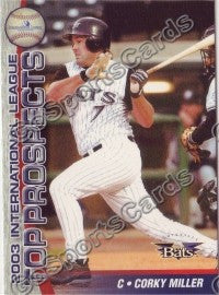 2003 International League Top Prospects Choice Corky Miller