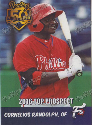 2016 Reading Fightin Phils Top Prospect 25 Cornelius Randolph