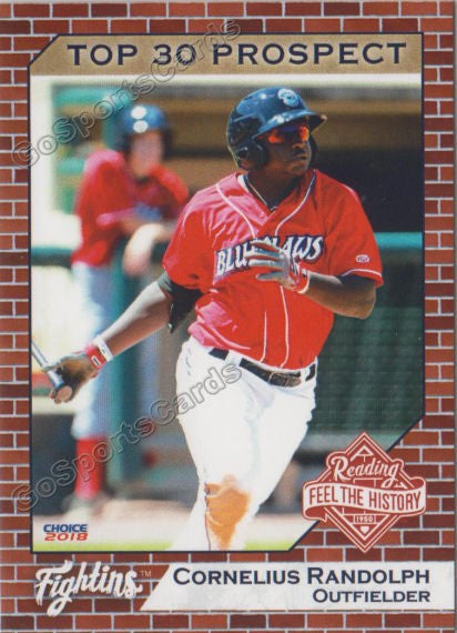 2018 Reading Fightins Top 30 Prospect Cornelius Randolph