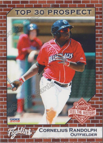 2018 Reading Fightins Top 30 Prospect Cornelius Randolph