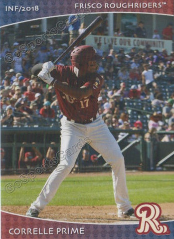 2018 Frisco RoughRiders Correlle Prime