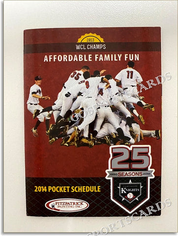 2014 Corvallis Knights Pocket Schedule