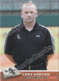 2009 Bristol White Sox Cory Barton