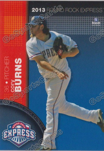 2013 Round Rock Express Cory Burns