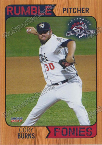 2017 Binghamton Rumble Ponies Cory Burns