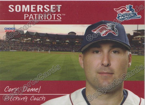 2013 Somerset Patriots Cory Domel