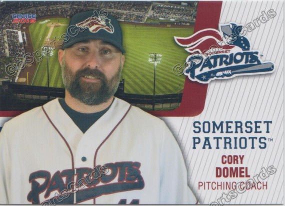 2016 Somerset Patriots Cory Domel