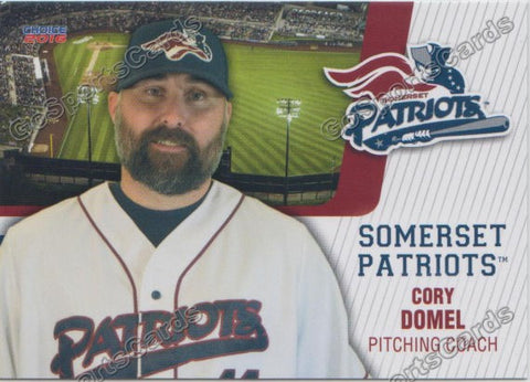 2016 Somerset Patriots Cory Domel