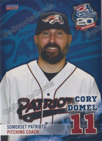 2017 Somerset Patriots Cory Domel